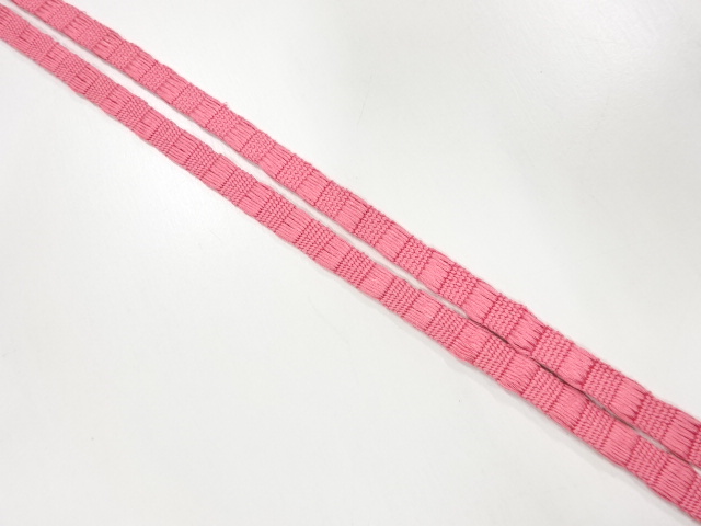 アンティーク　正絹　帯留め用手組三分紐